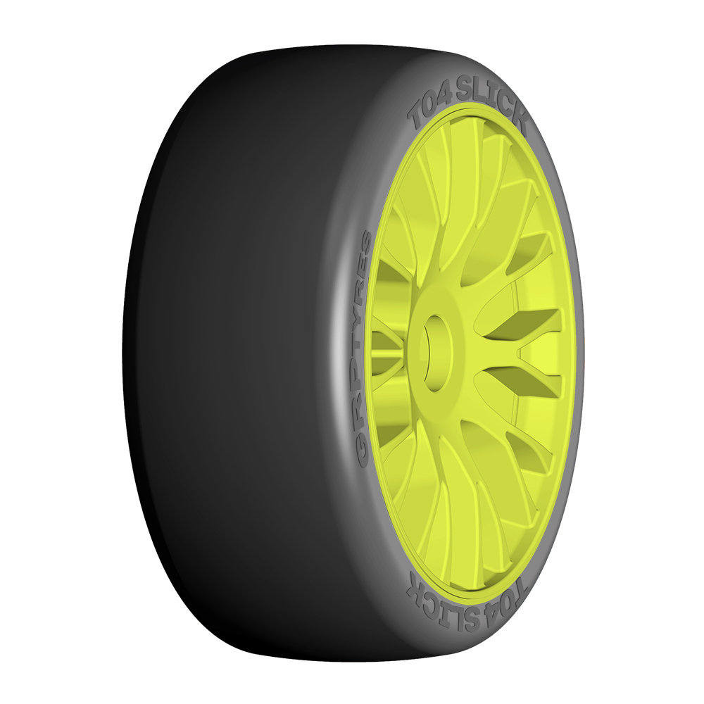 GRP 1:8 GT GTY04-XM7 pneu slick x2 medium dur