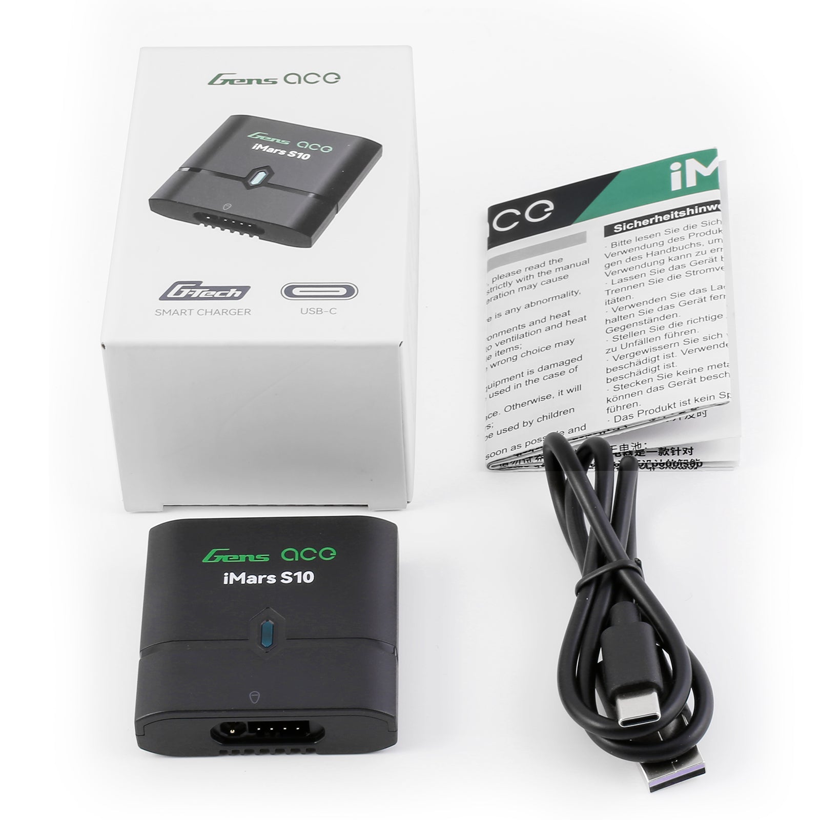 Gens Ace iMars S10 chargeur LiPo DC 10W 0.8A 2-3S