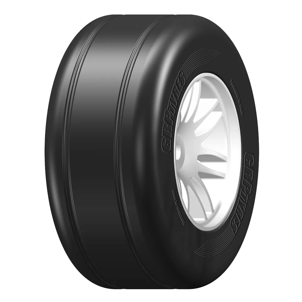 GRP 1:5 F1 W55 XM1-S Pneu Avant Soft Jante Blanche x2