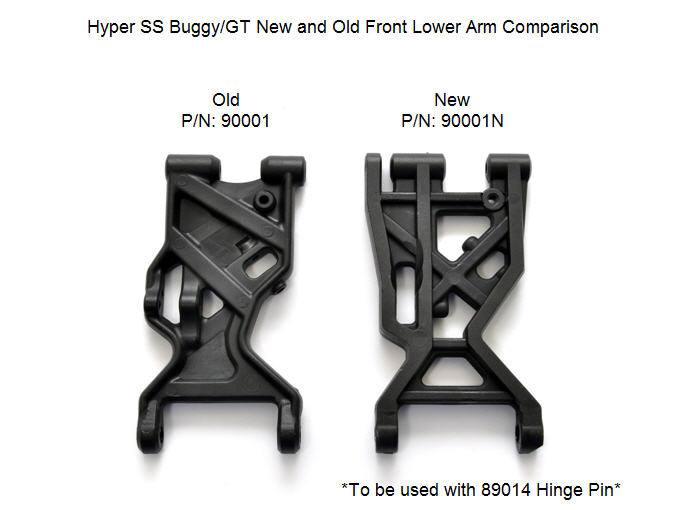 Hobao 90001N triangles avant Hyper SS neufs RC