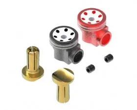 3Racing Parts BAT-LP fiche banane 90° LiPo 4mm