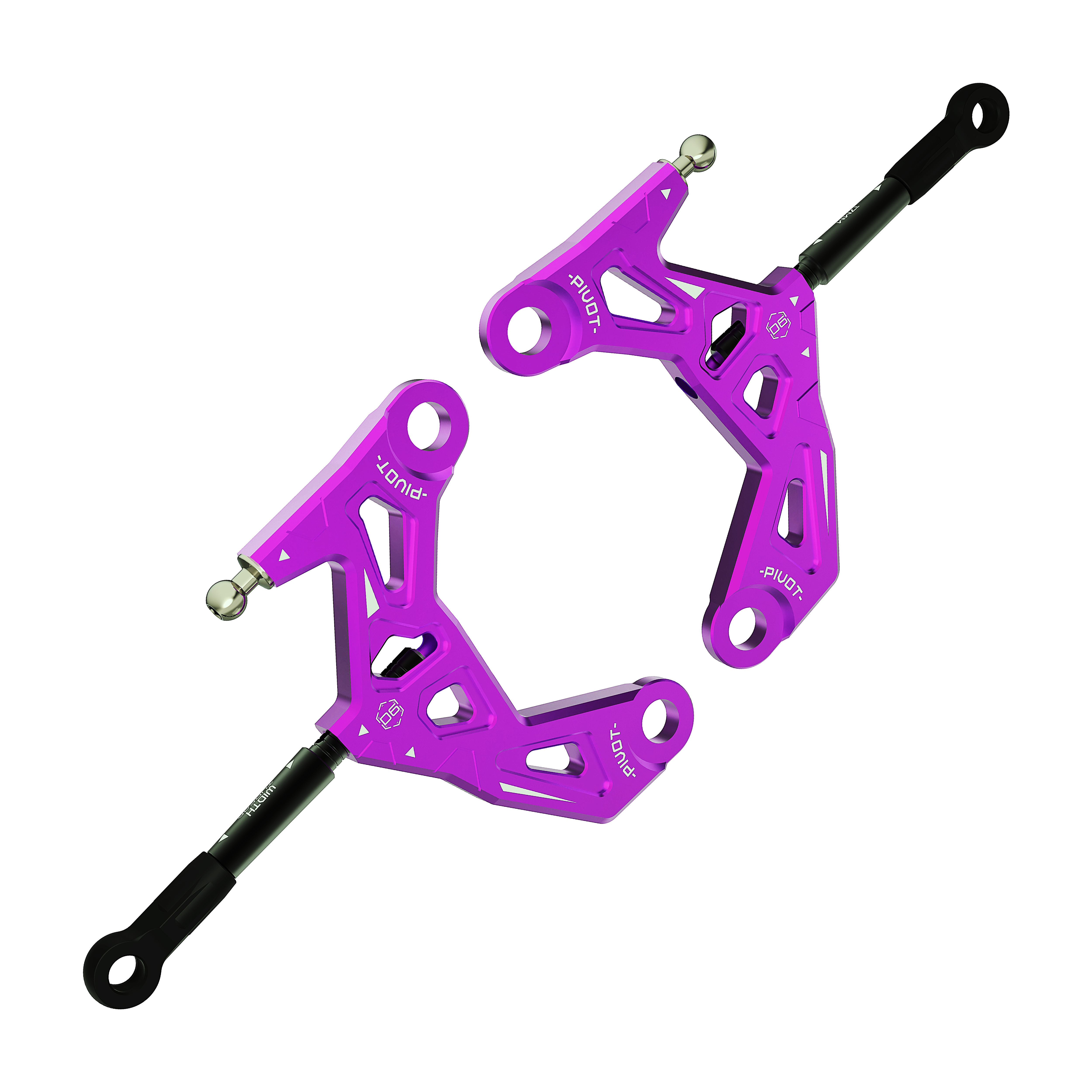 3Racing Auper SAK-D6802 Triangle Avant Alu Bleu