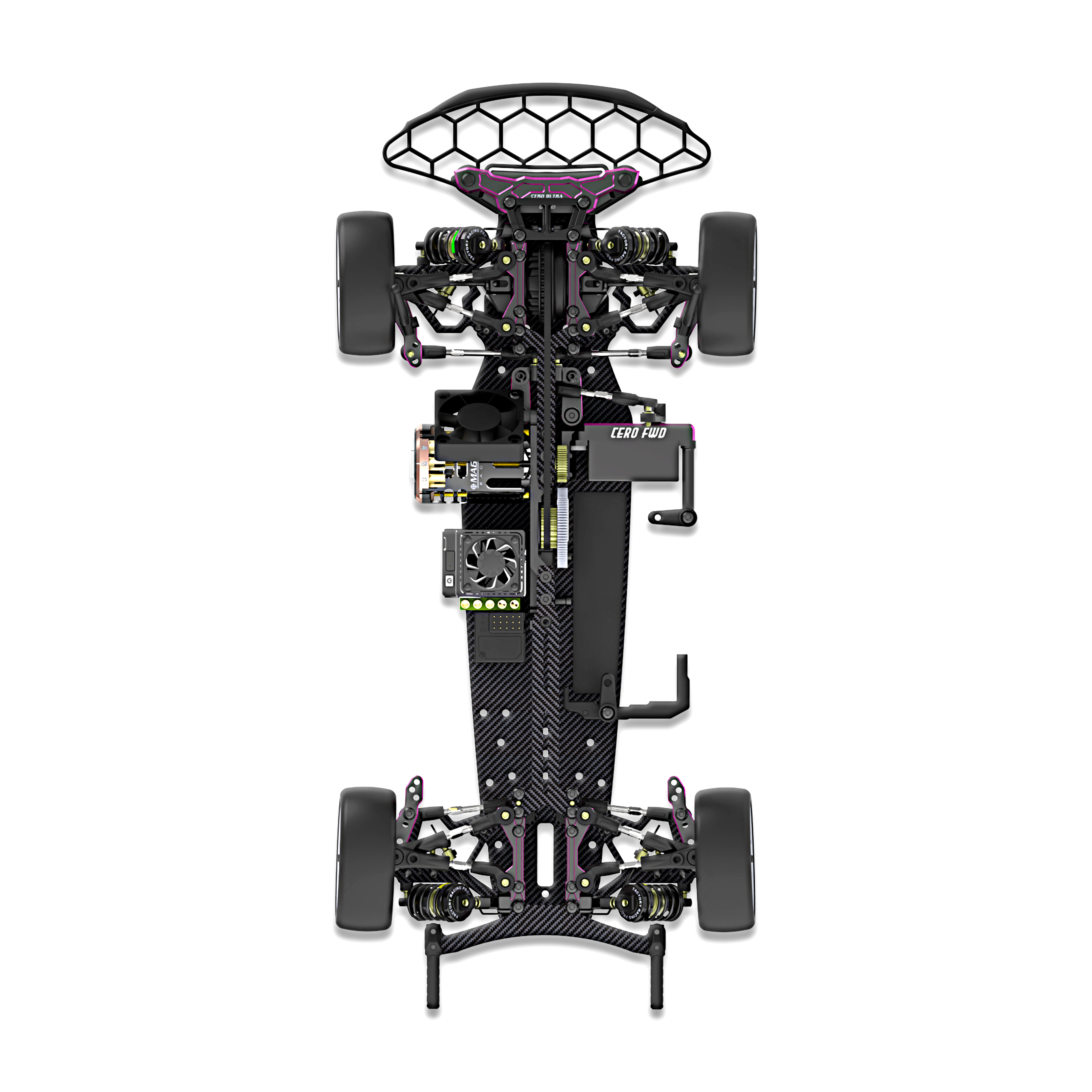 3Racing Cero KIT-CERO FWD VER2.0 Châssis Touring Traction 1/10