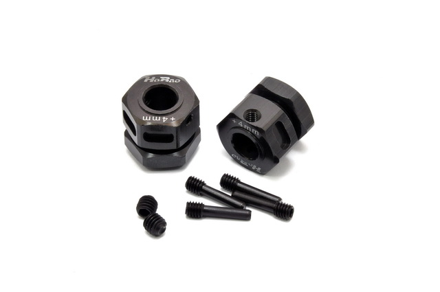 Hobao 86104 moyeu de roue fileté +4mm pas 1.25