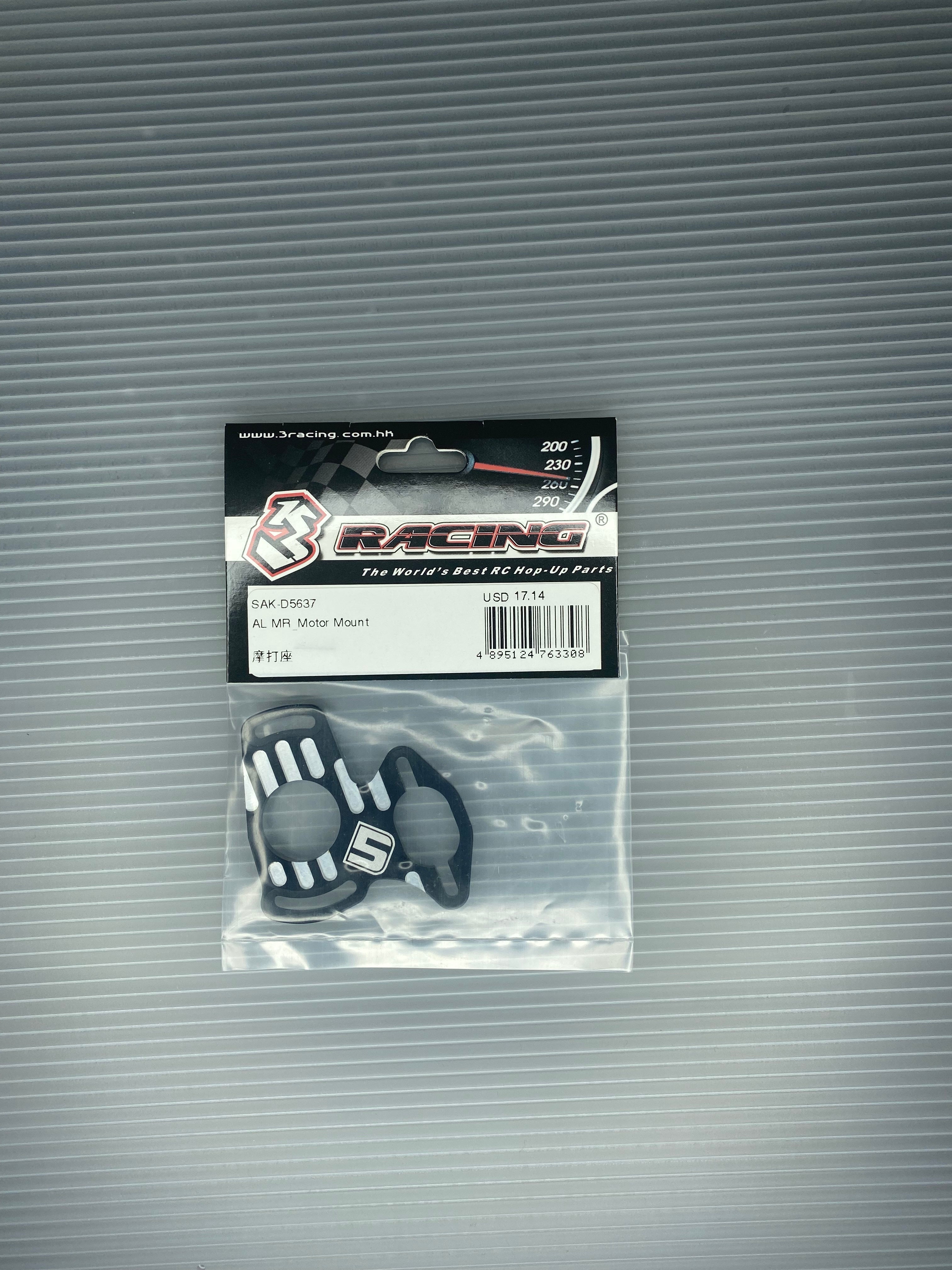 3RACING Sakura SAK-D5637 support moteur alu D5 MR