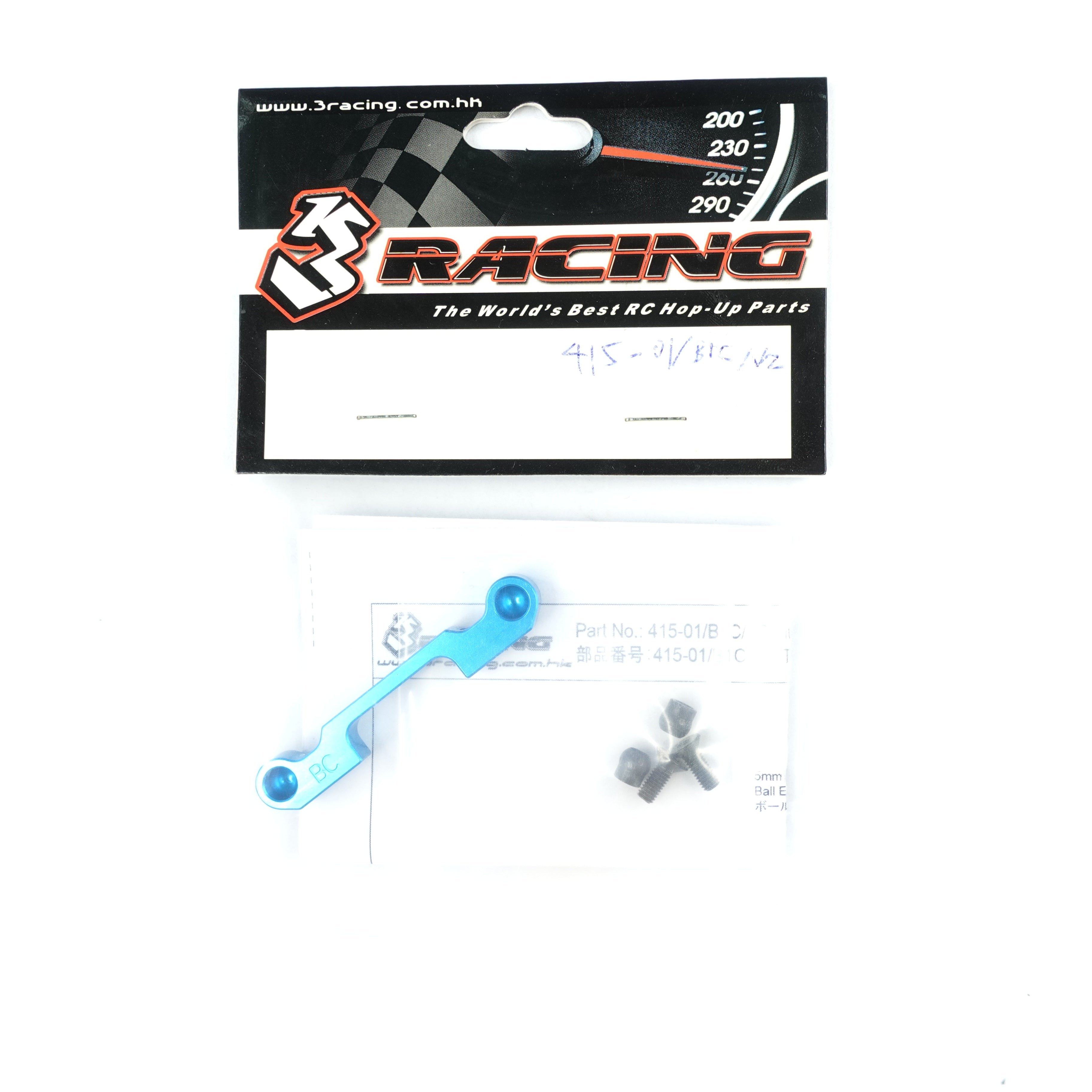 3Racing 415-01/B1C/V2 cale suspension alu B1C TRF415