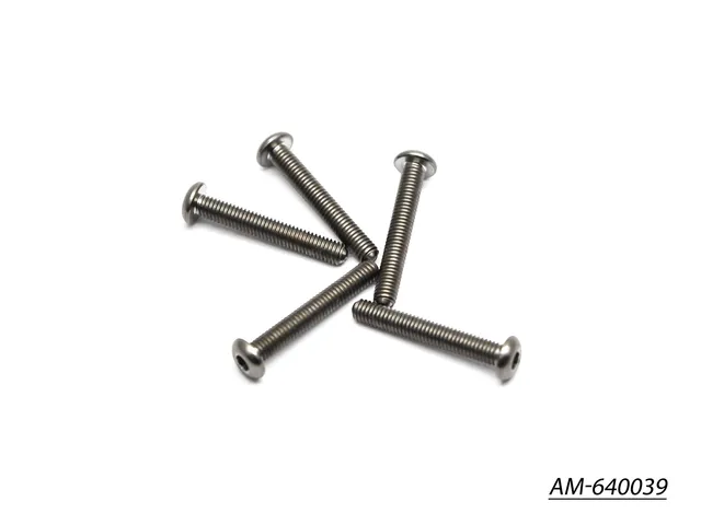 Arrowmax AM-640039 vis titane M3x20 tête ronde lot 5