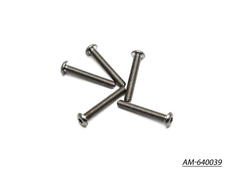 Arrowmax AM-640039 vis titane M3x20 tête ronde lot 5