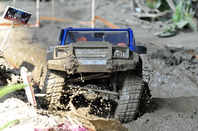 Hobao DC1E crawler RC 1/10 électrique bleu RTR