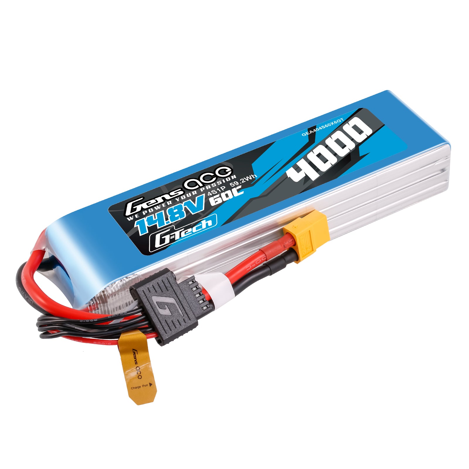 Gens Ace Car Classic 4000mAh 4S 60C batterie LiPo 14,8V XT60