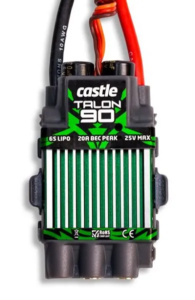 Castle Talon 90 25V variateur avion 90A BEC 6S hélico