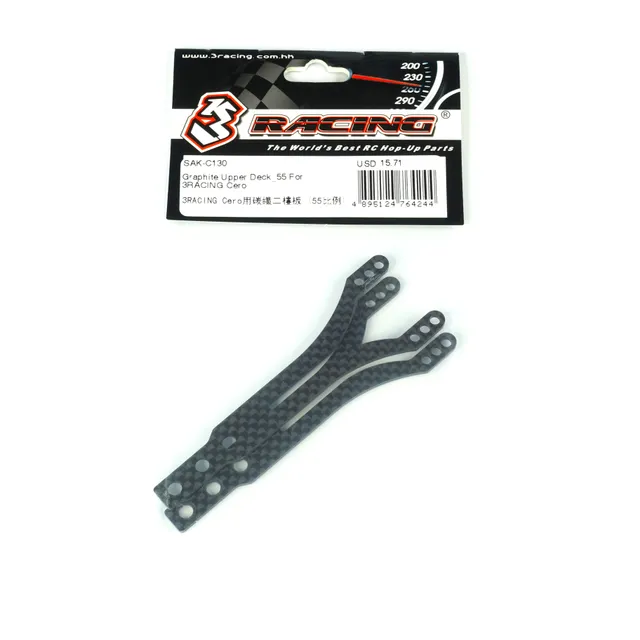 3Racing Cero SAK-C130 platine supérieure graphite 55