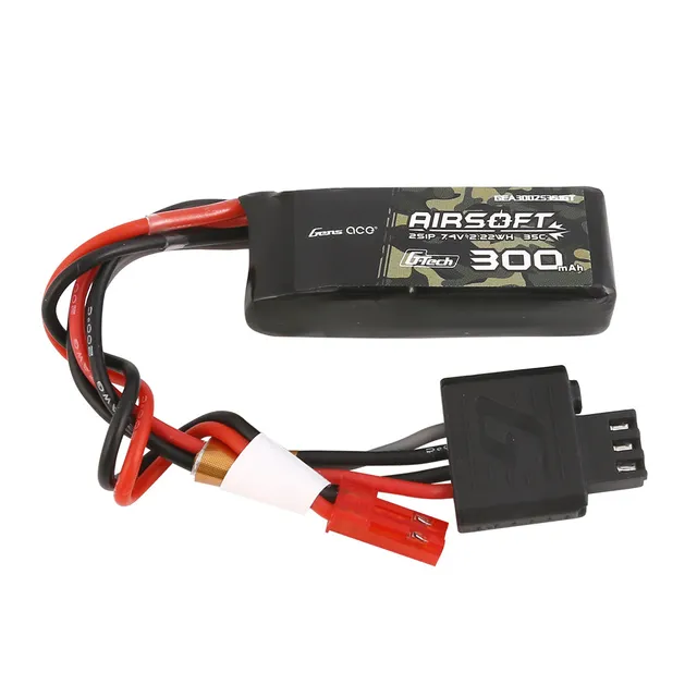 Gens Ace Airsoft Batterie LiPo 300mAh 2S 35C JST-SYP