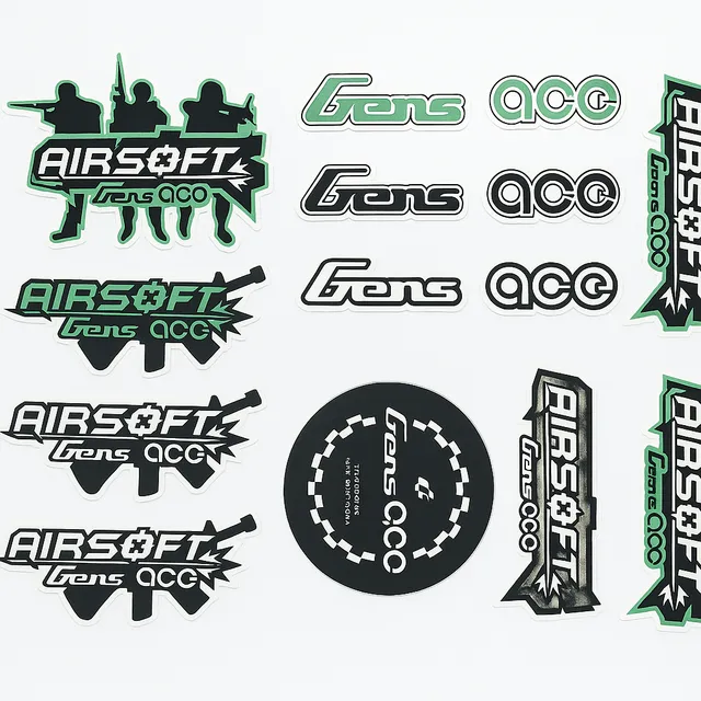 Gens Ace Airsoft sticker 19x16cm autocollant