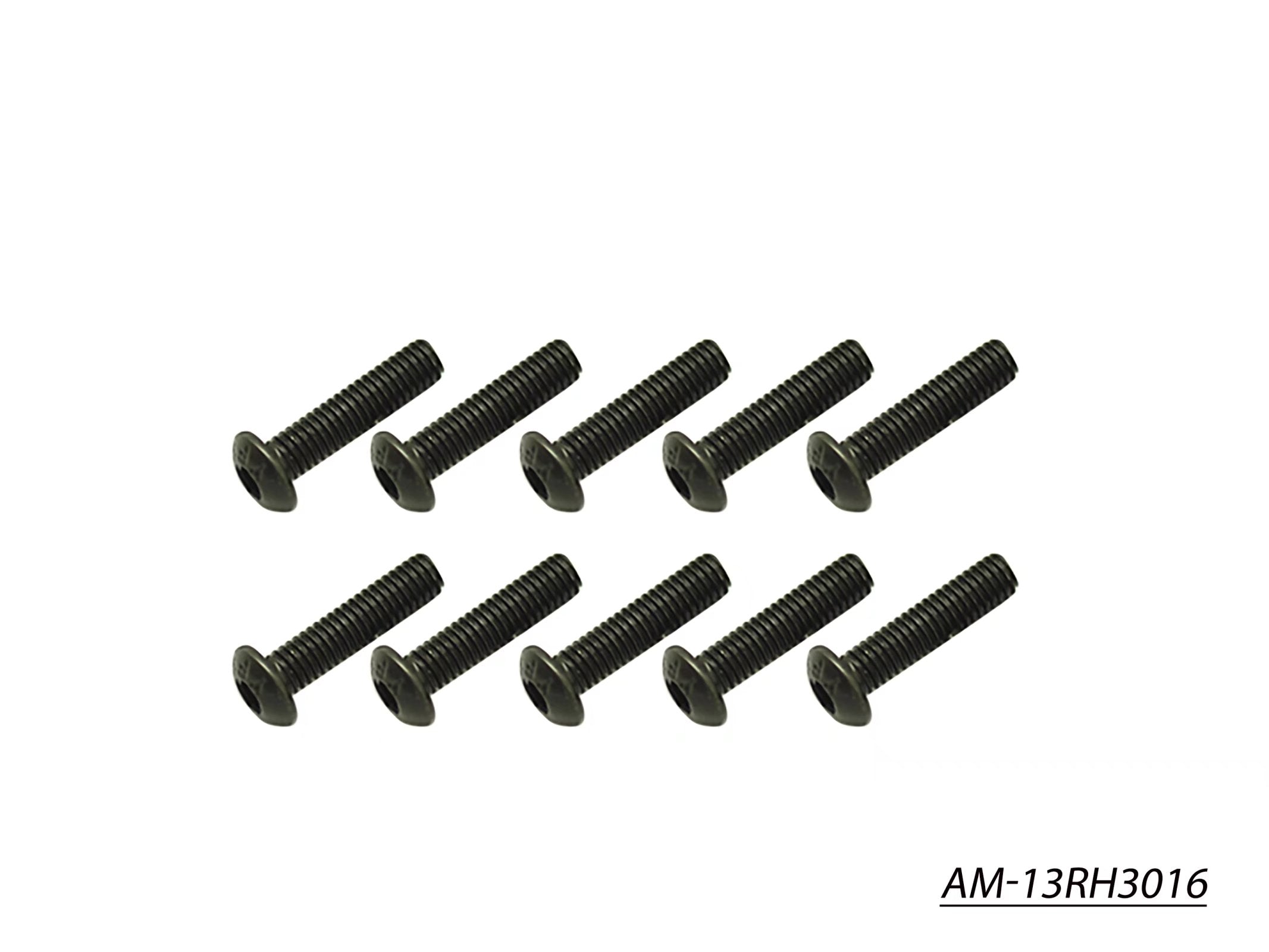 Arrowmax AM-13RH3016 vis allen ronde M3x16 x10