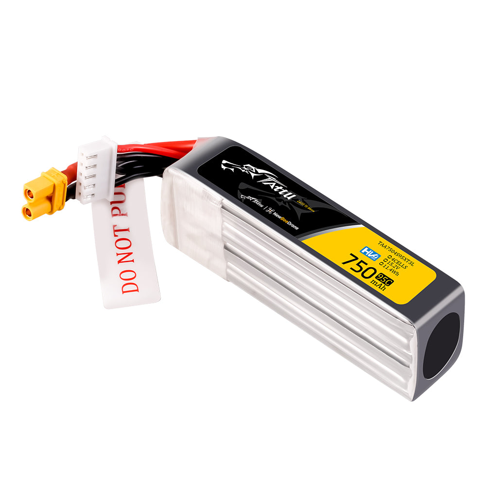 Tattu FPV Classic 750mAh 4S batterie LiPo XT30 95C HV
