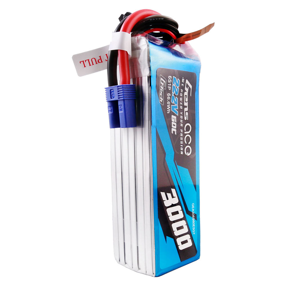Gens Ace Classic 3000mAh 6S batterie LiPo EC5 60C