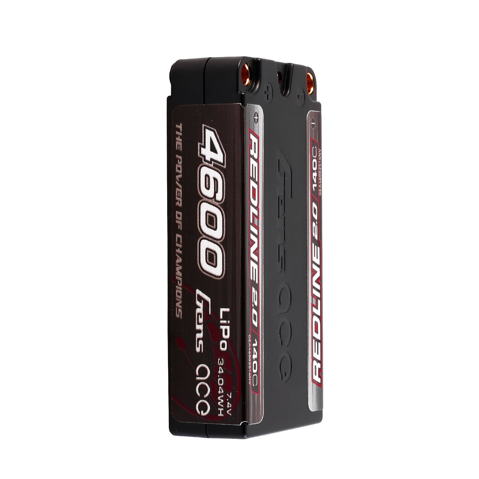 Gens Ace Redline 2.0 4600mAh 2S 140C batterie shorty