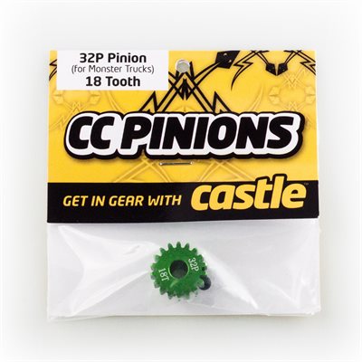Castle CC Pinion pignon 32 pitch alu 5mm Mod 0.8
