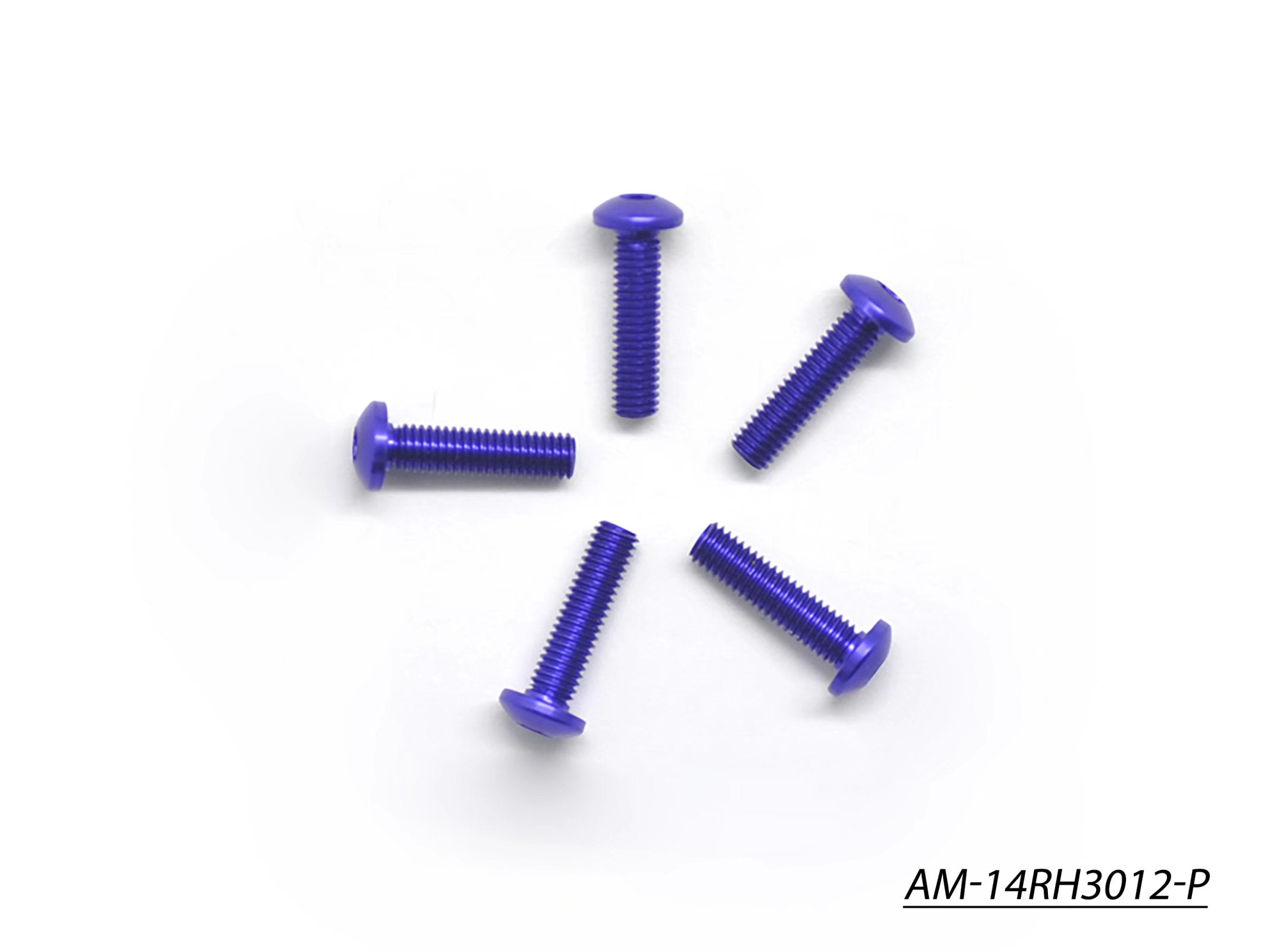 Arrowmax Screws M-14RH3012-P Vis Alu M3x12 Violette x5
