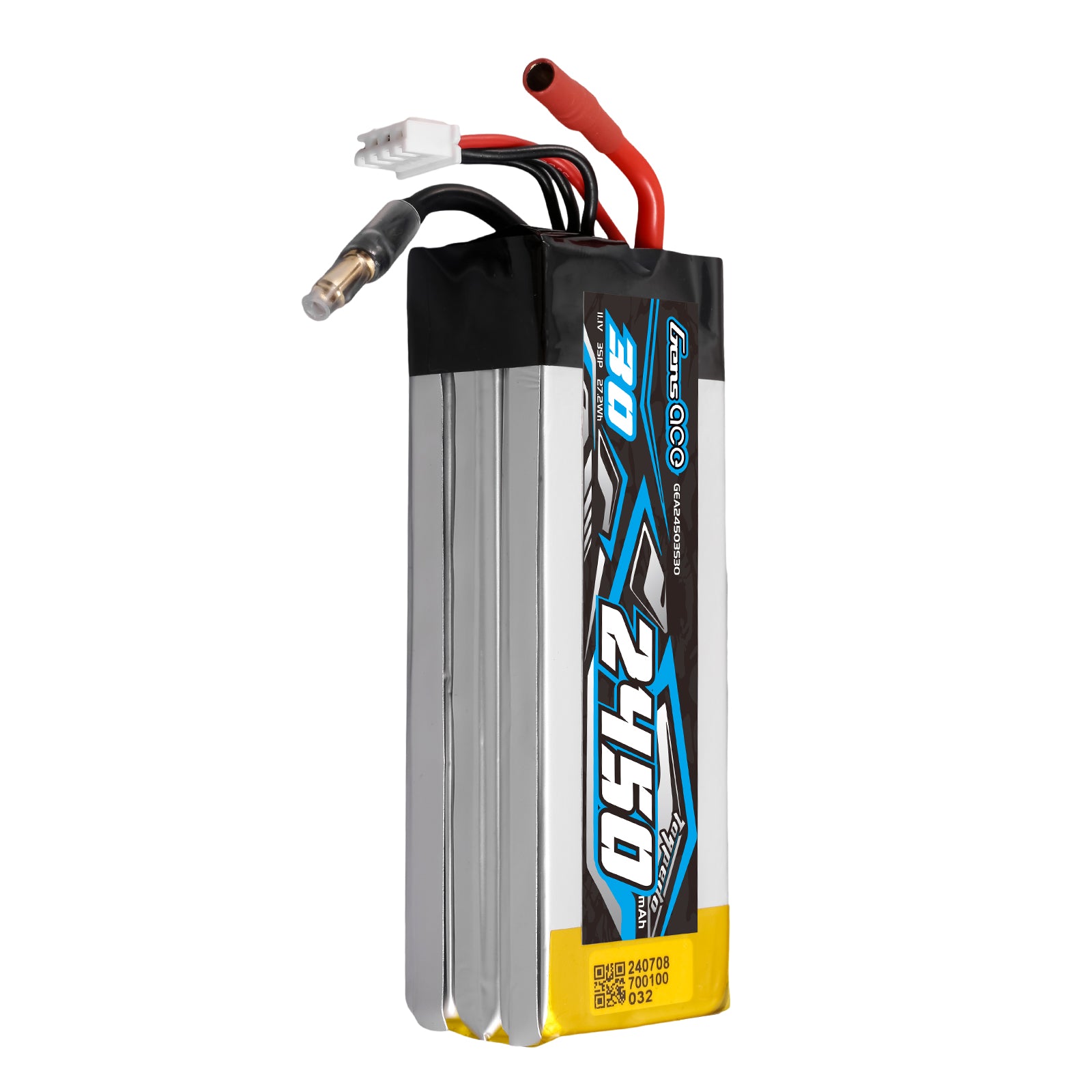 Gens Ace Car Classic 2450mAh 3S batterie LiPo bateau 11.1V 30C