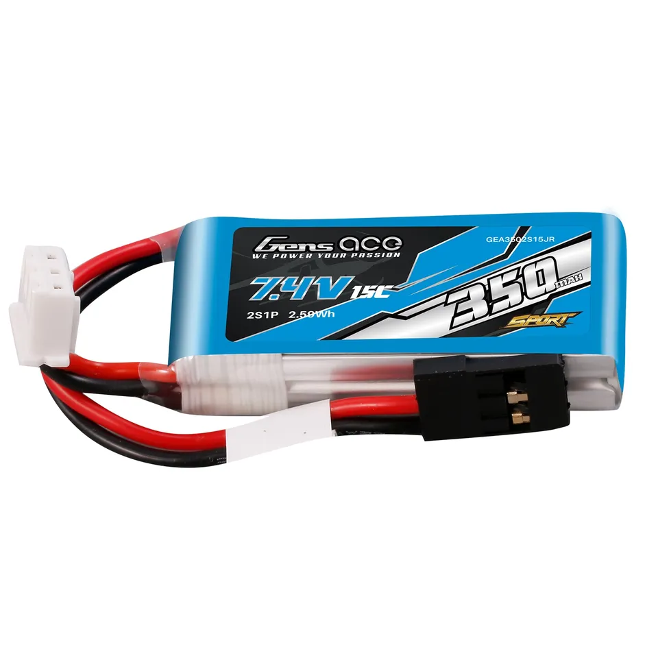 Gens Ace Sport 350mAh 2S 15C batterie LiPo JR F3K