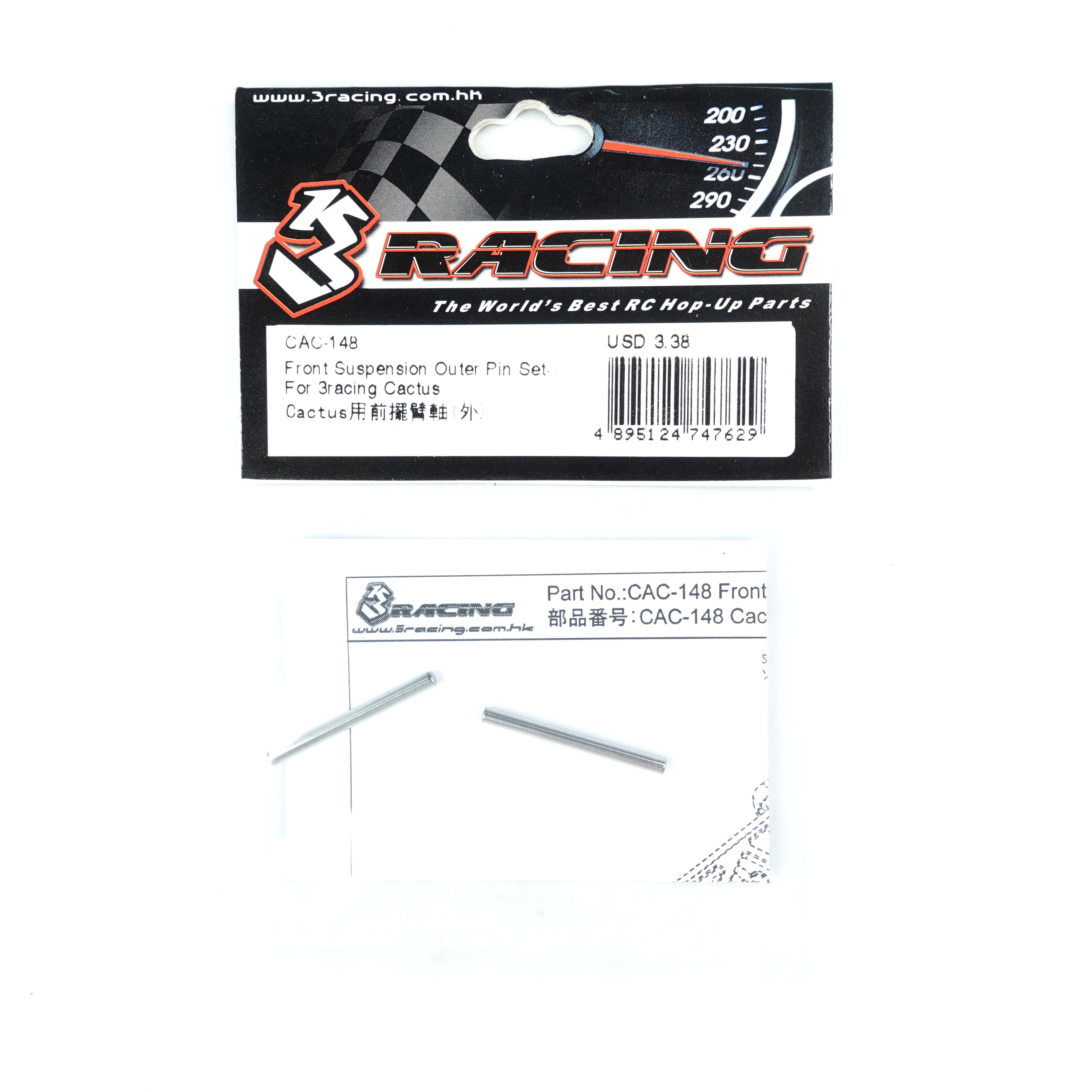 3Racing Cactus CAC-148 axes suspension avant
