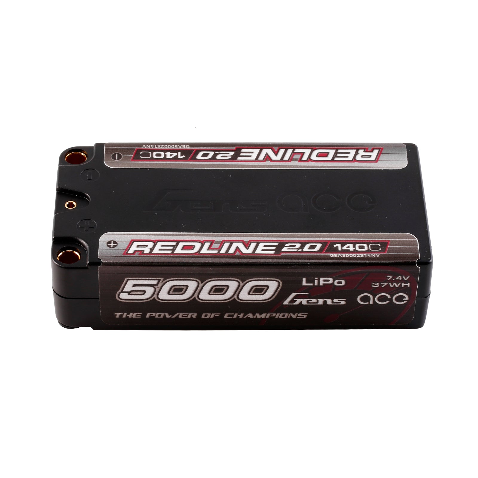 Gens Ace Redline 2.0 5000mAh 2S 140C 7.4V Batterie Shorty
