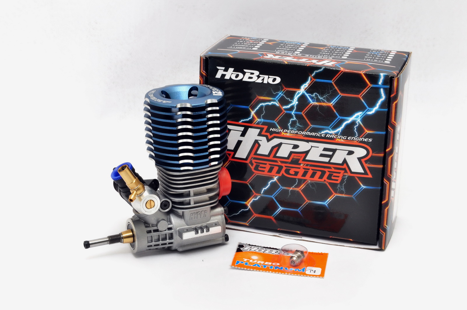 Hobao Hyper 21-3P Turbo moteur thermique H-2131T + bougie P4