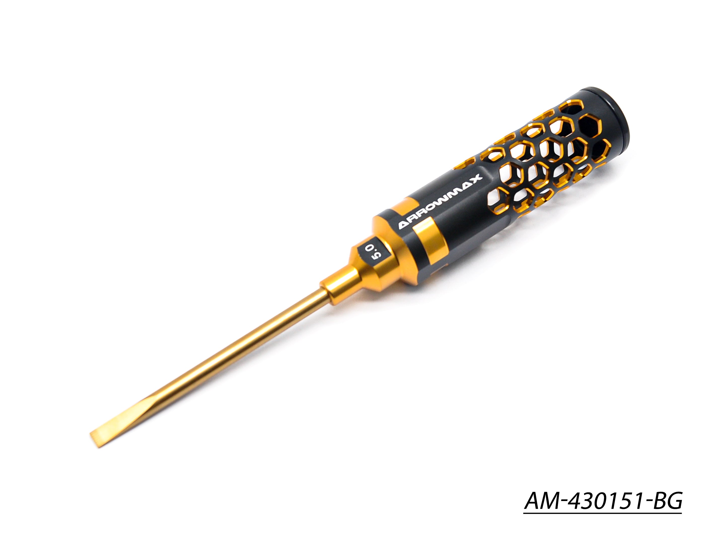 Arrowmax Honeycomb tournevis plat 3.0x100 Black Golden
