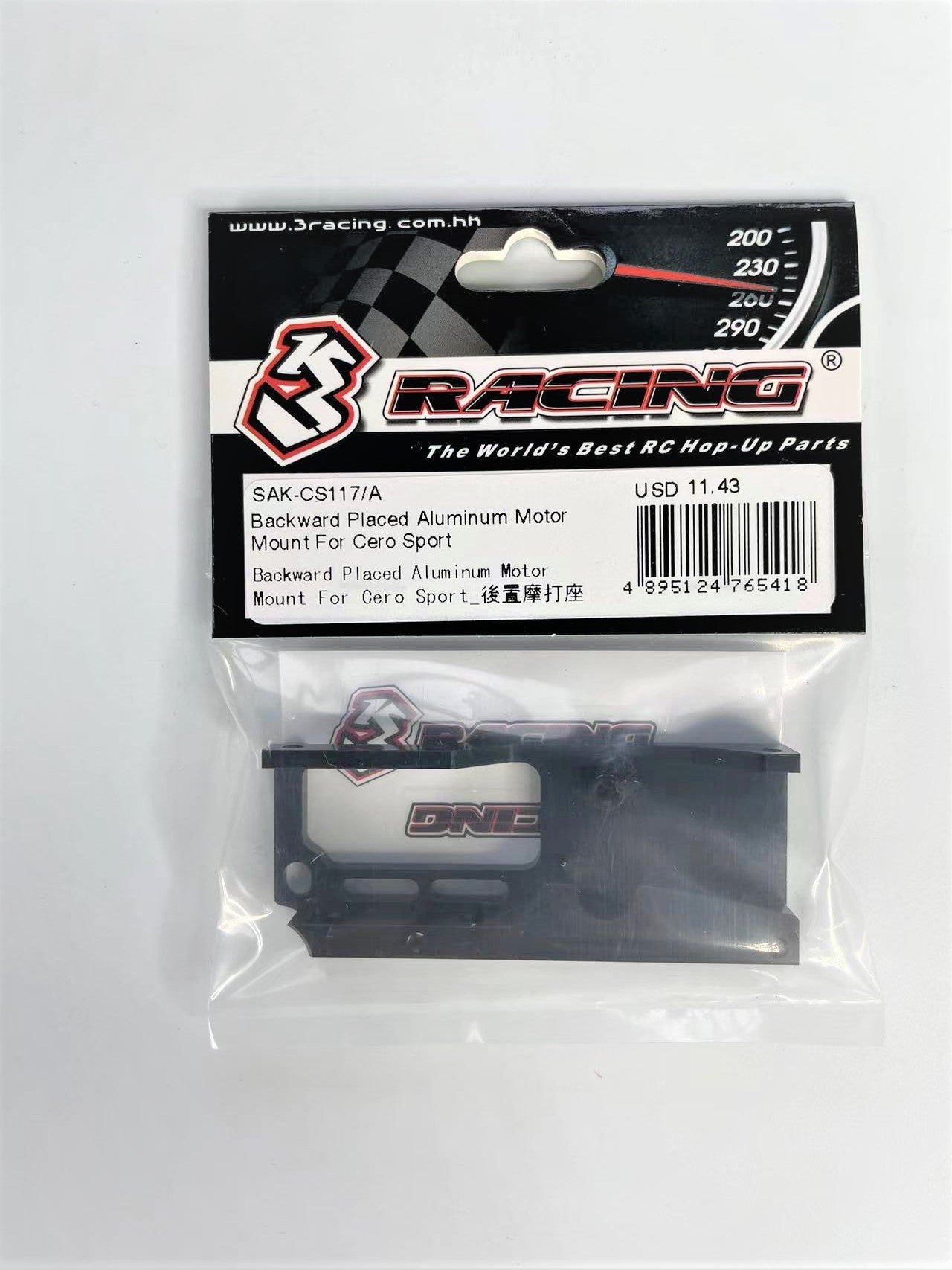 3Racing Cero SAK-CS117/A support moteur alu Cero Sport