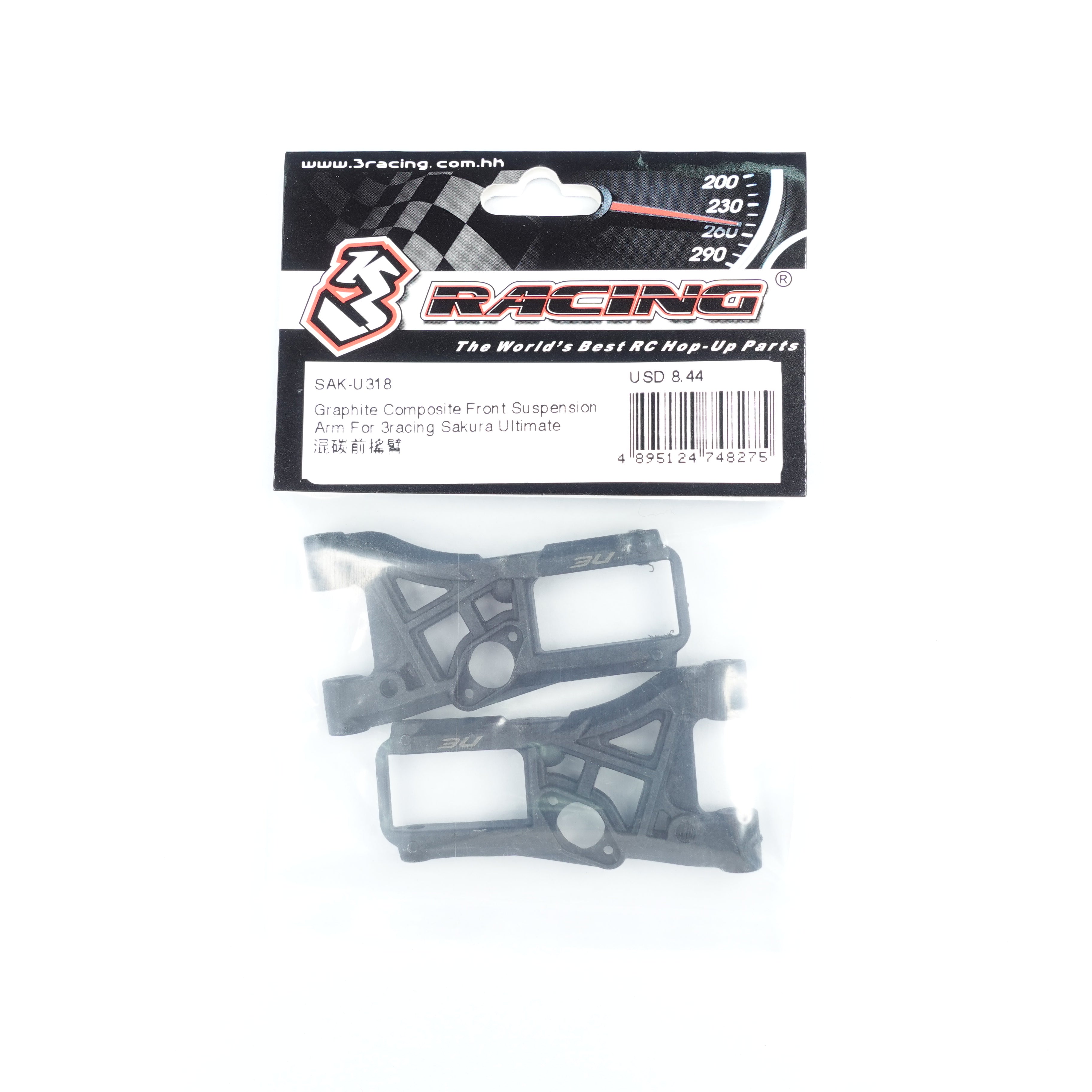 3Racing Sakura SAK-U318 bras suspension avant graphite