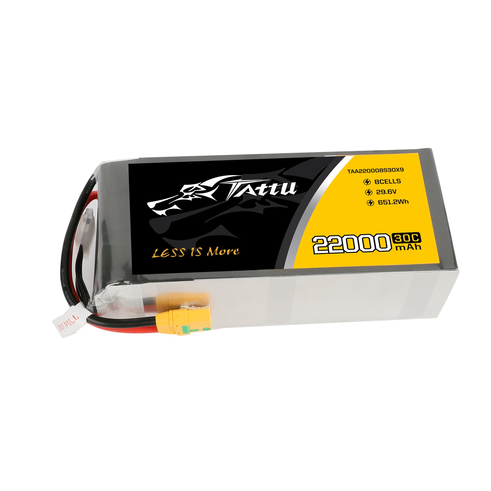 Tattu 22000mAh 8S 29.6V Batterie Lipo 30C XT90-S