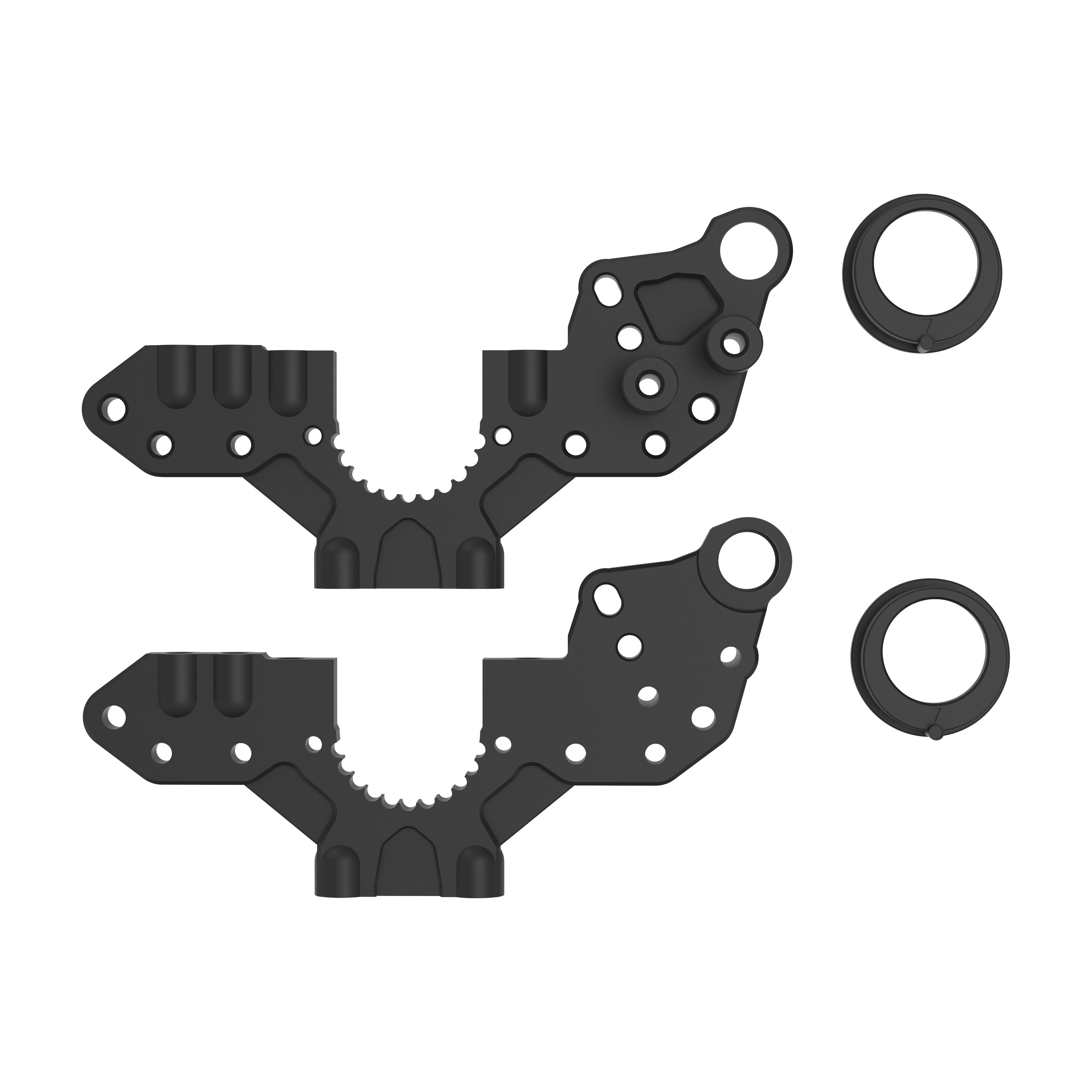 3RACING Sakura SAK-D626A bulkhead arrière D6 Belt