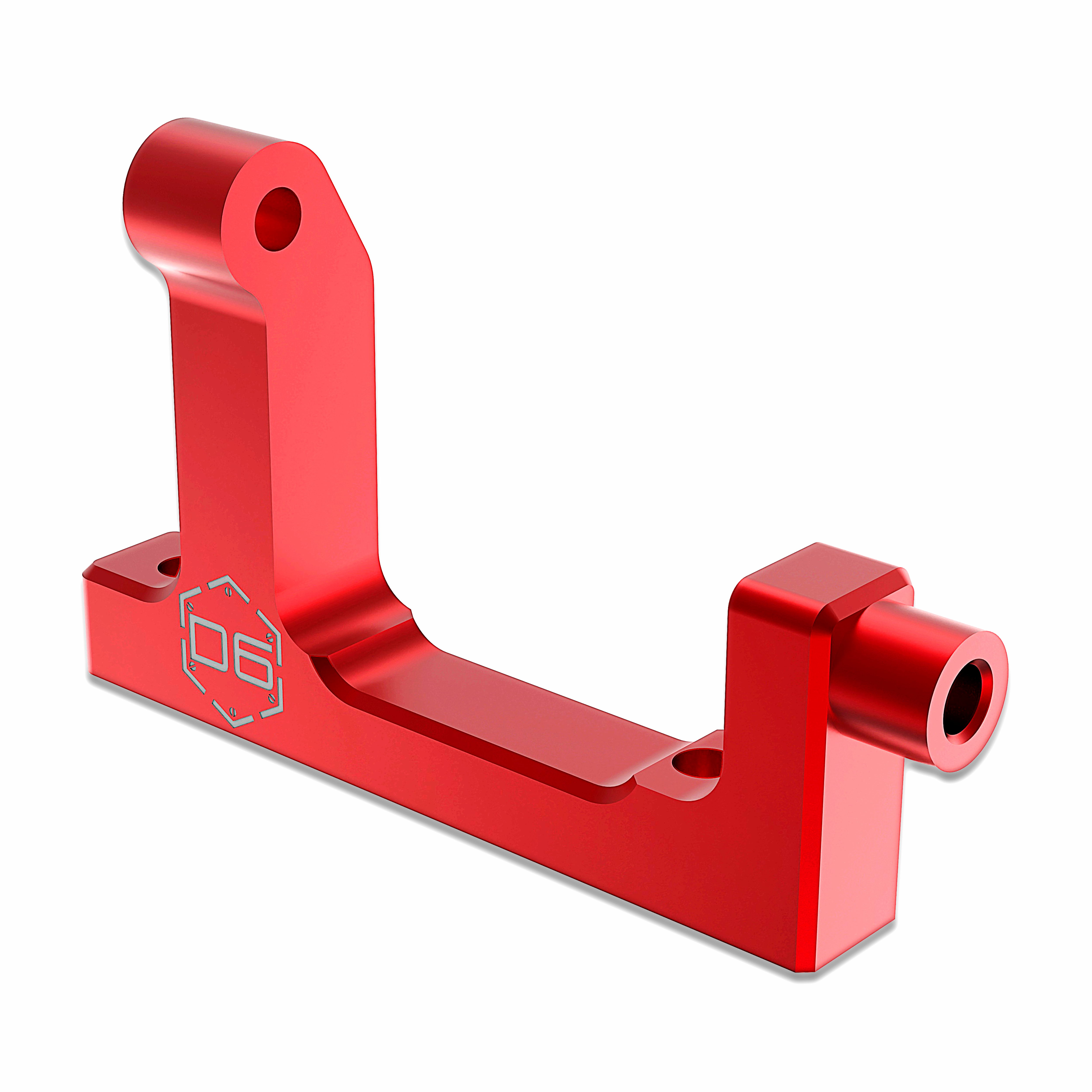 3Racing Auper D6 SAK-D6808F support moteur aluminium bleu