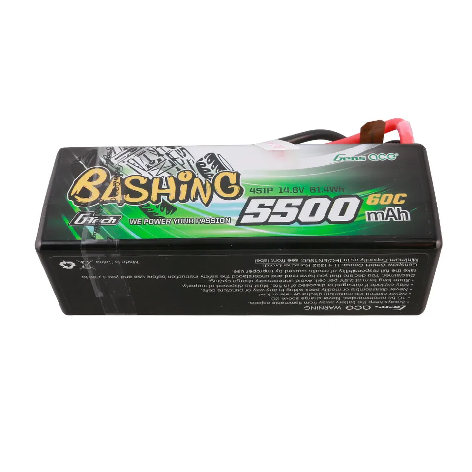 Gens Ace Bashing 5500mAh 4S batterie LiPo 60C XT90