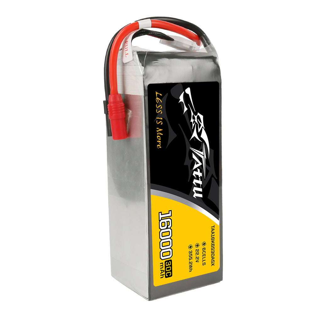 Tattu UAV 16000mAh 6S 30C Batterie LiPo AS150 XT150