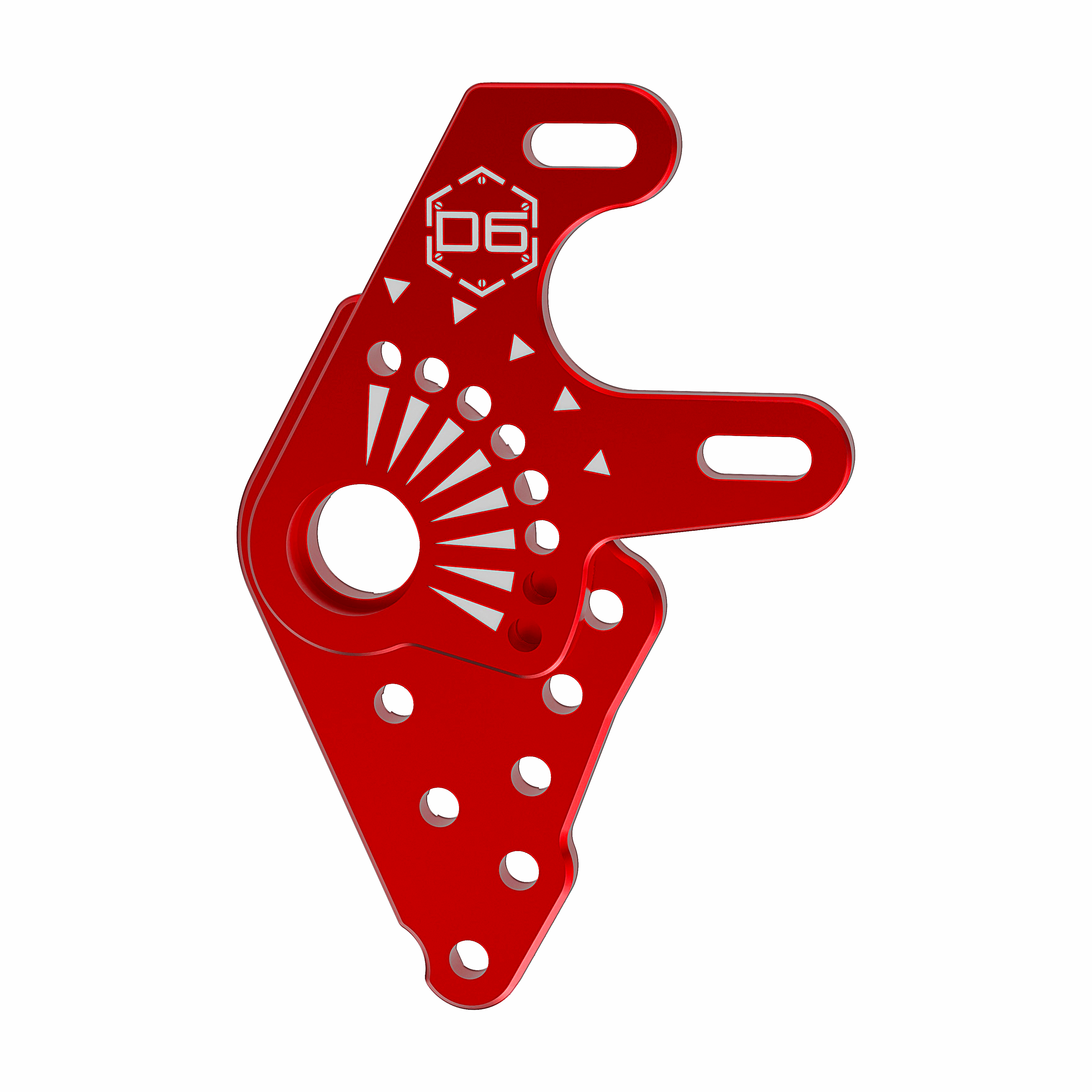 3Racing AuperD5 SAK-D6810 support moteur alu bleu