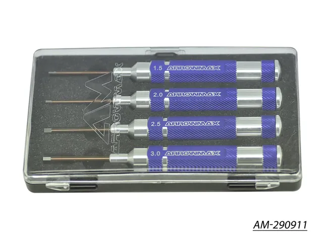 Arrowmax AM-290911 mini kit 4 outils + coffret