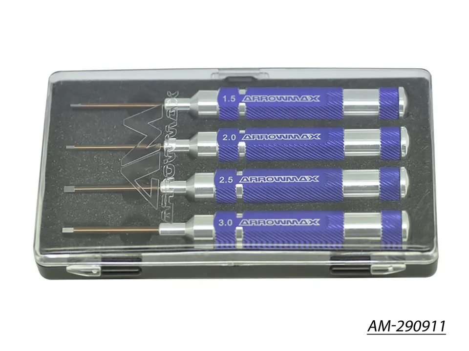 Arrowmax AM-290911 mini kit 4 outils + coffret
