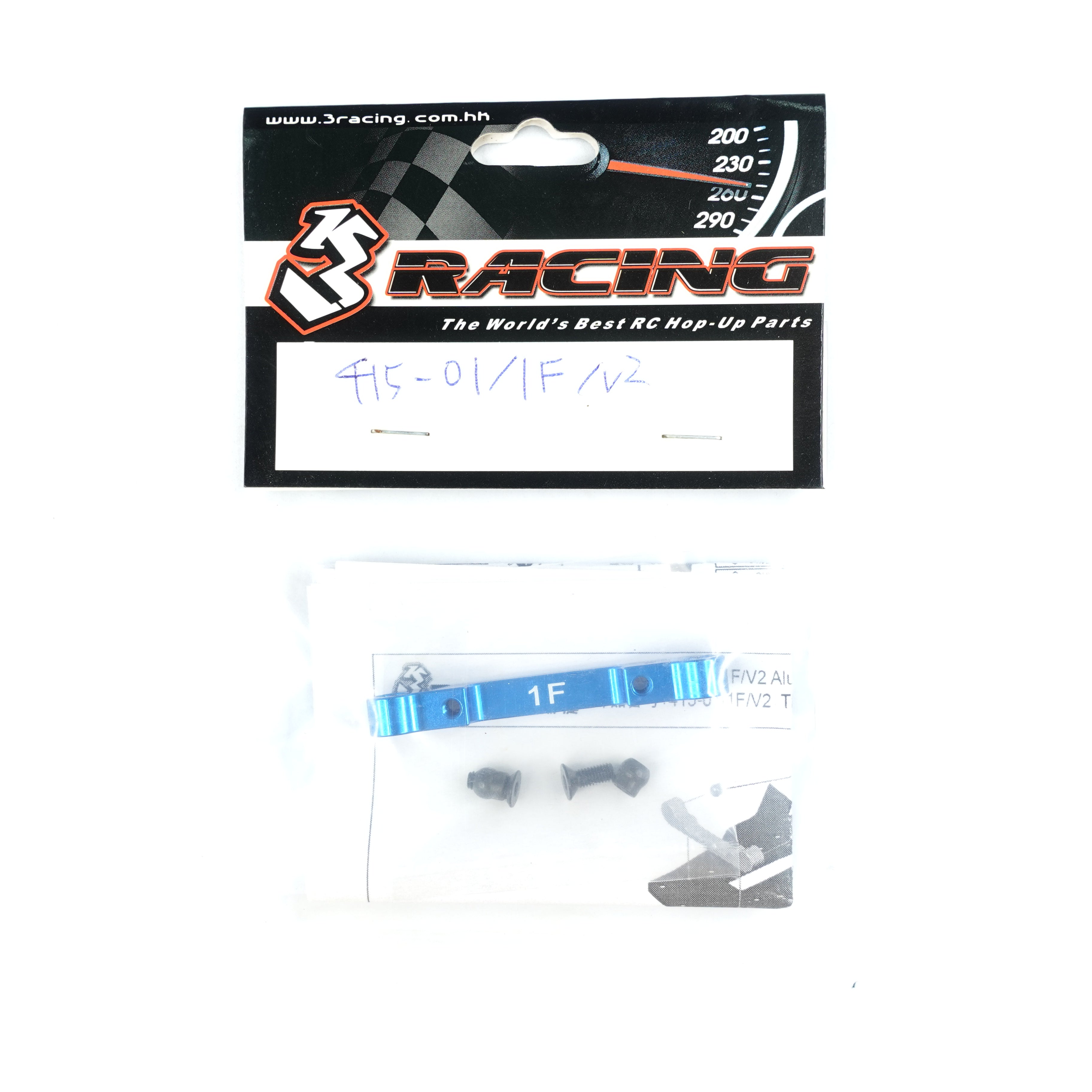 3Racing 415-01/1F/V2 Support Suspension Alu 1F TRF415