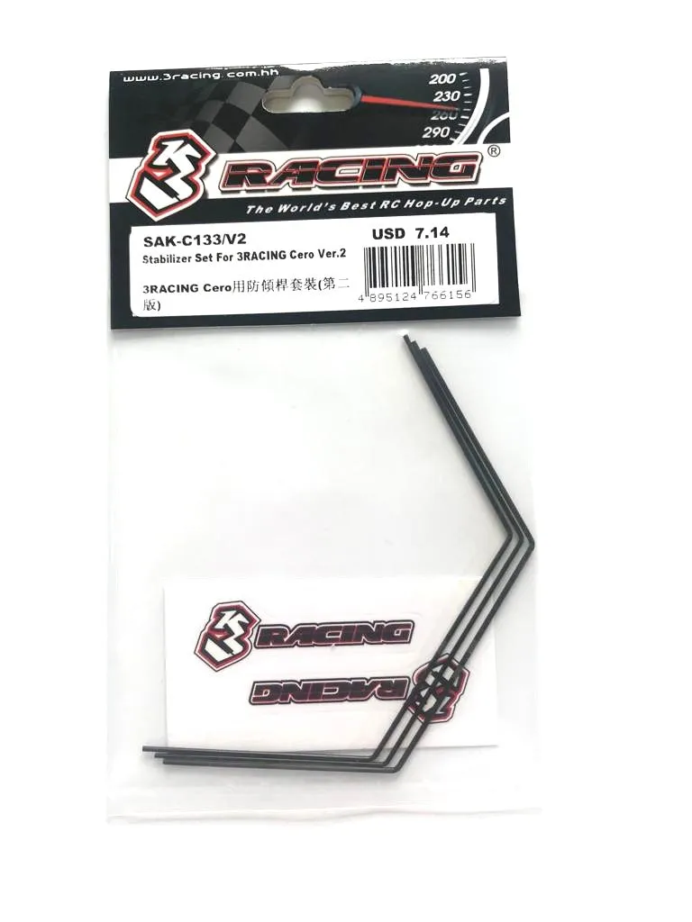 3Racing Cero SAK-C133/V2 kit stabilisateur Ver.2