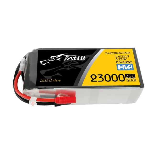 Tattu UAV Classic 23000mAh 6S batterie drone HV XT150