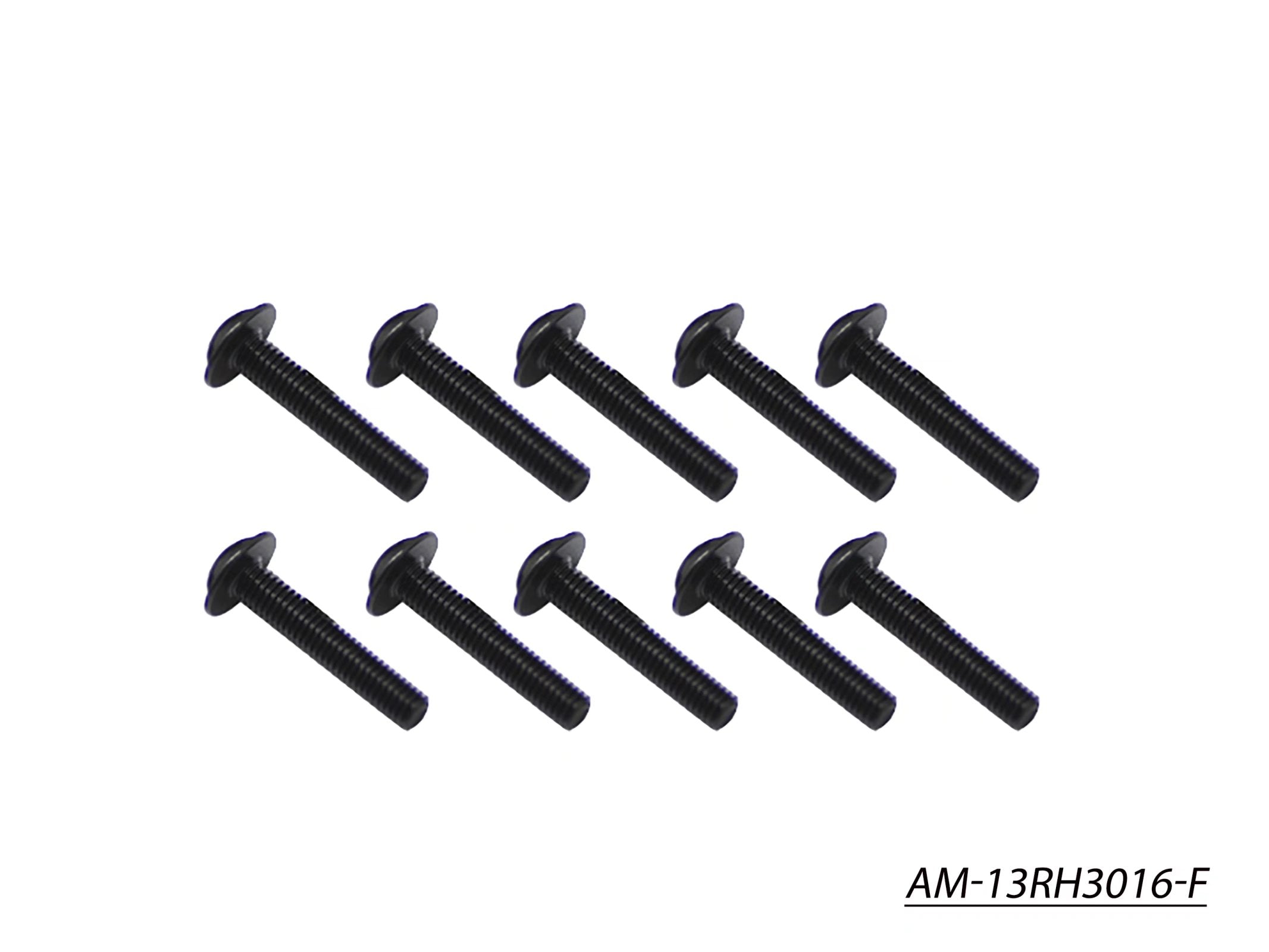 Arrowmax Screws vis M3x16 tête ronde à embase x10
