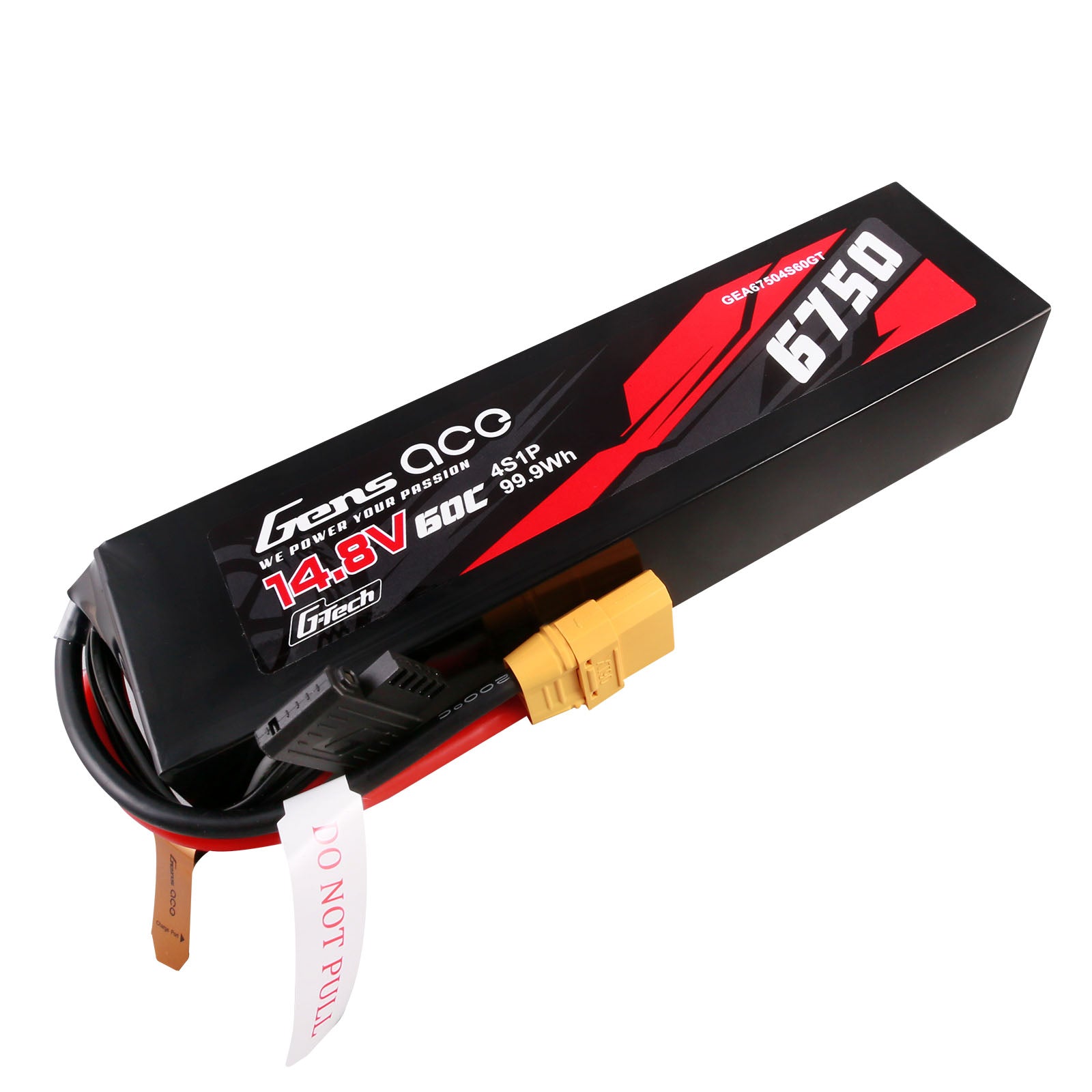 Gens Ace Car Classic 6750mAh 4S batterie lipo 60C XT90