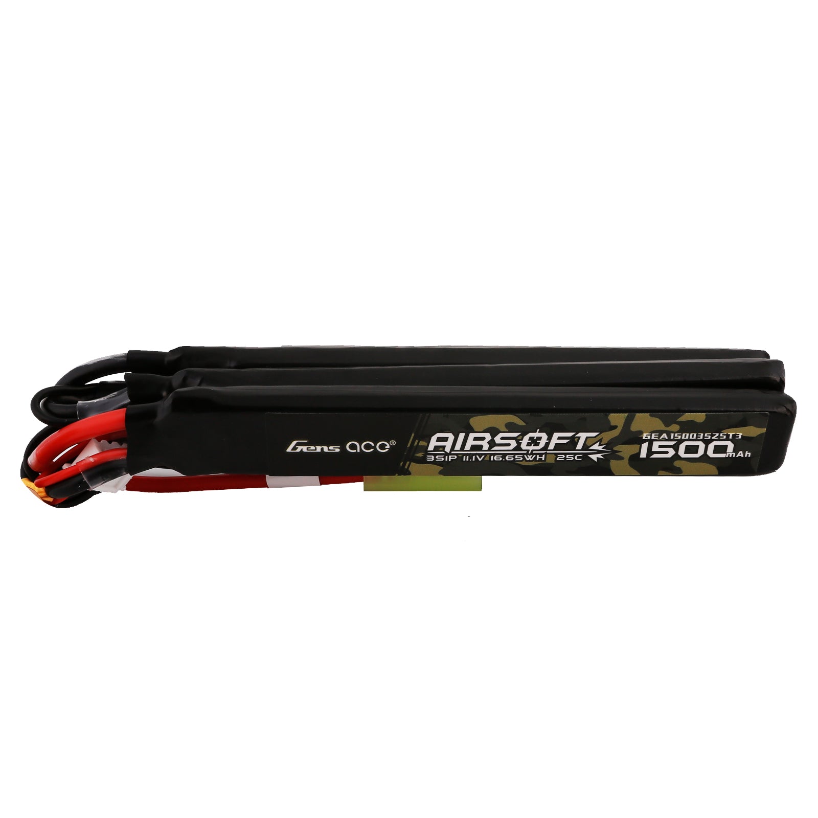 Gens Ace 1500mAh 3S 25C batterie LiPo airsoft 11,1V