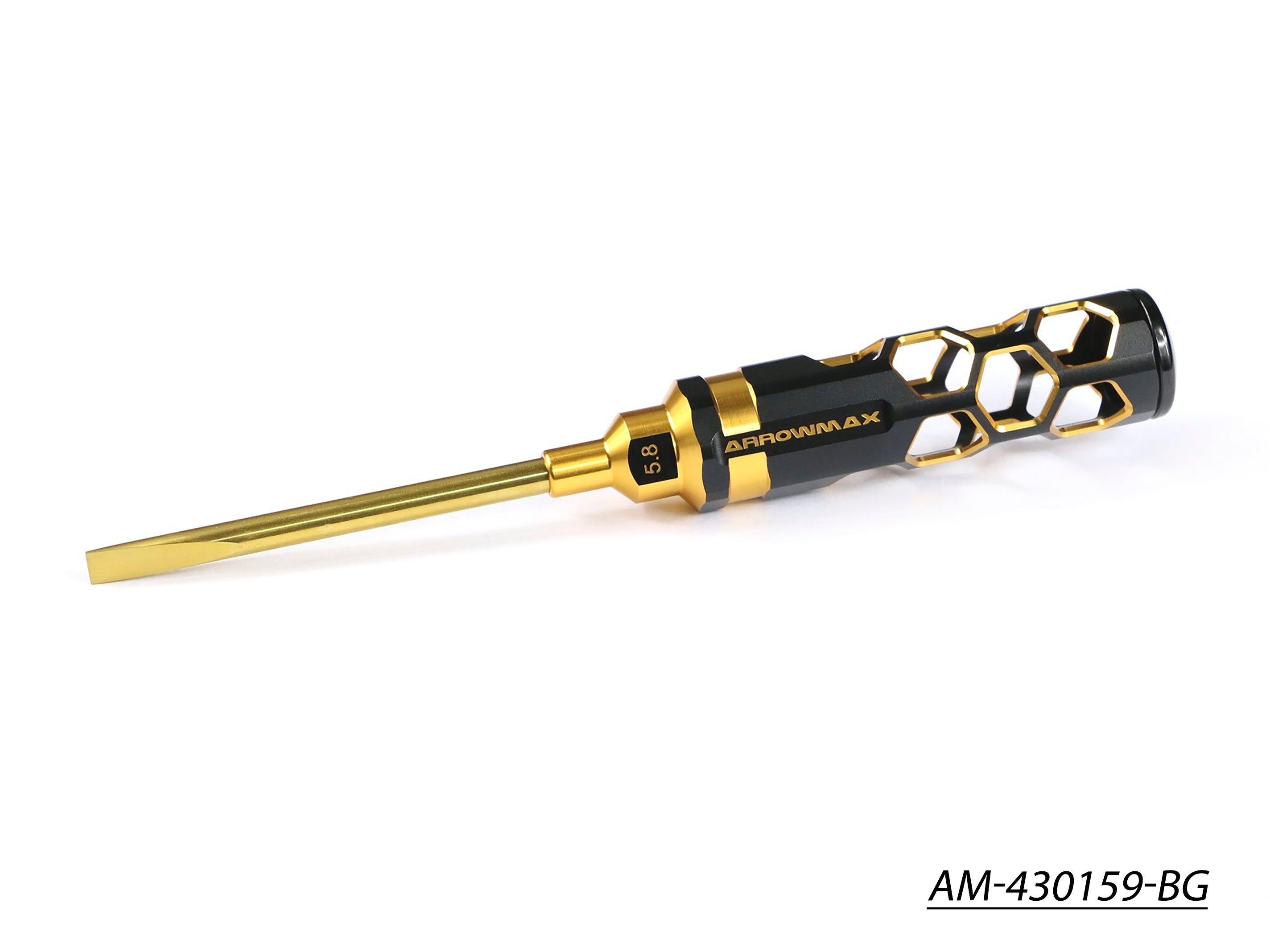 Arrowmax Honeycomb tournevis plat 3.0x100 Black Golden