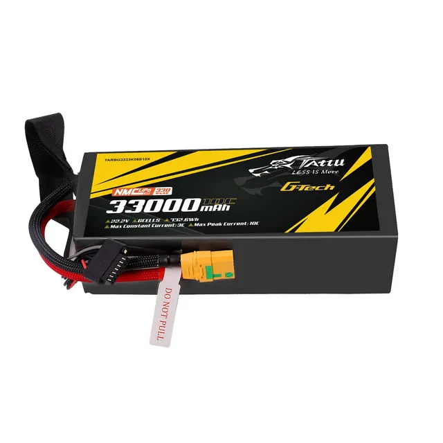 Tattu 33000mAh 6S batterie semi-solide XT90-S 22,2V