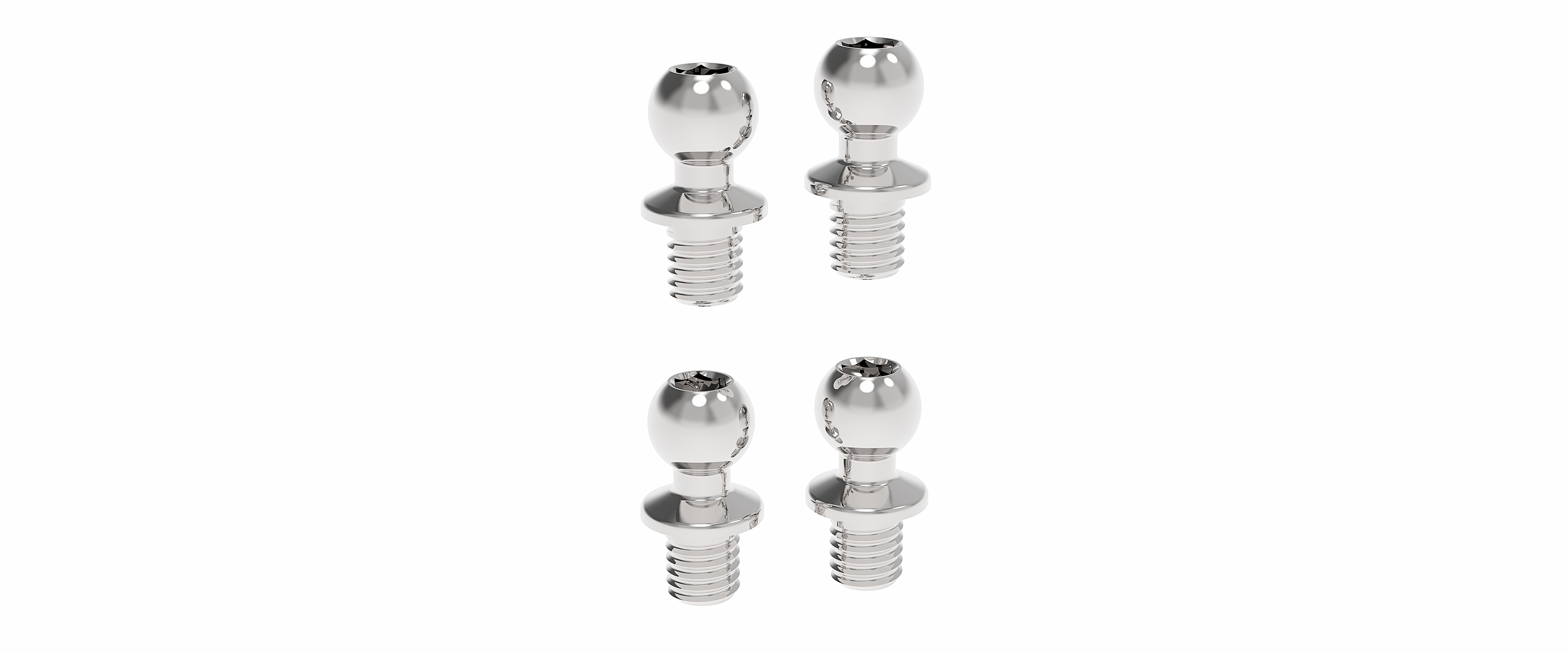 3Racing Parts 3RAC-BS434035 rotule 4,3 mm L 3,5
