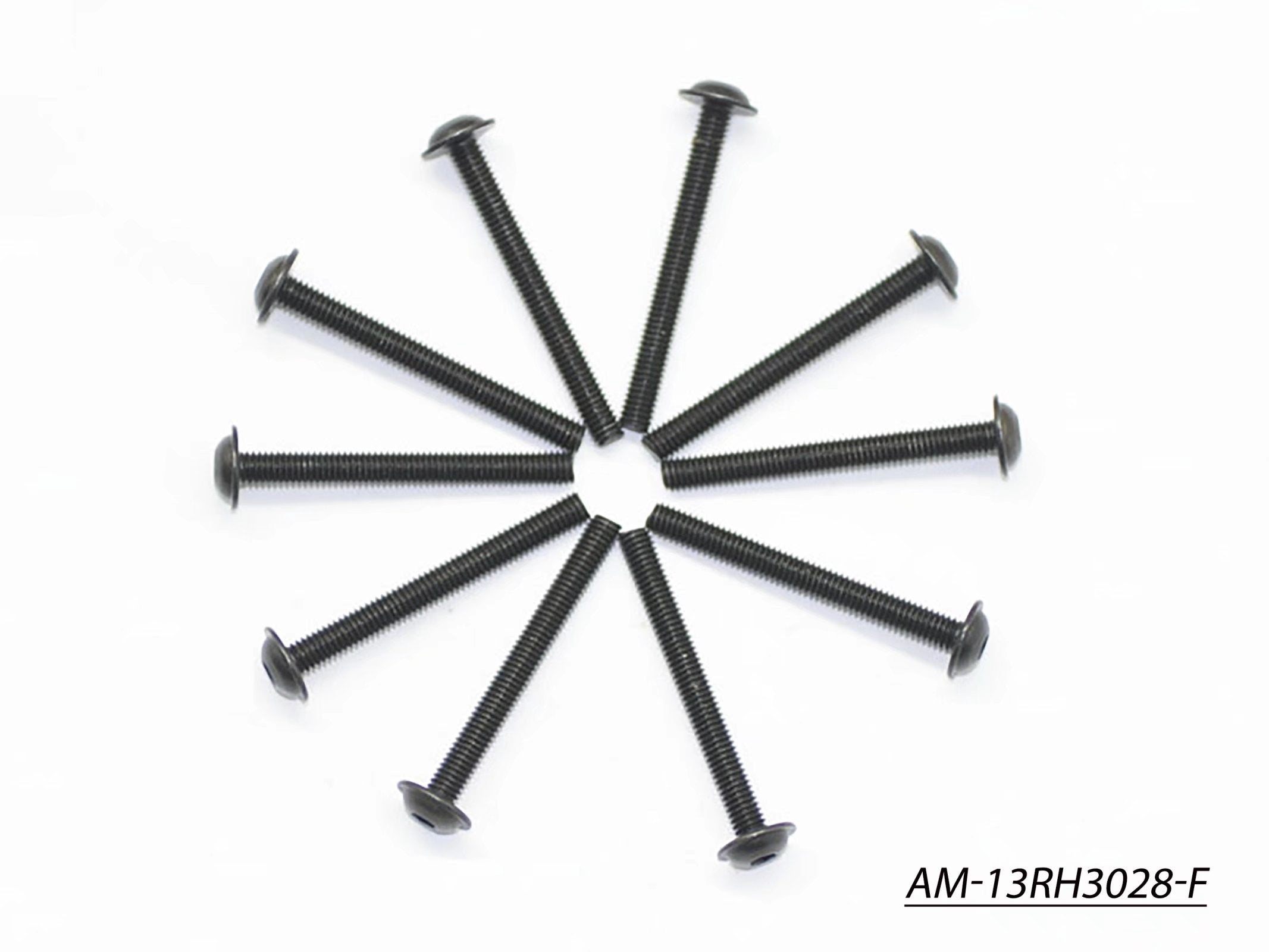 Arrowmax Screws Vis AM-13RH3028-F M3x28 Ronde Lot 10